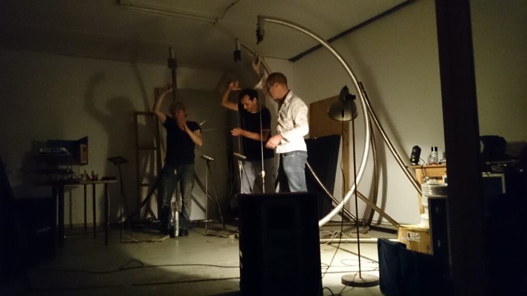strings with David, Andries e Chris